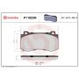 Brembo KT00511 Brembo ceramic brake pad and UV coated PVT  brake disc kit