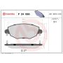 Brembo KT04235 Brembo low-met brake pad and UV coated vented  brake disc kit