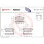 Brembo KT00493 Brembo ceramic brake pad and UV coated vented  brake disc kit