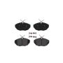 Brembo KT04223 Brembo low-met brake pad and UV coated vented  brake disc kit