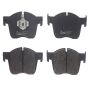 Brembo KT04351 Brembo low-met brake pad and UV coated PVT  brake disc kit