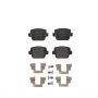 Brembo KT04214 Brembo low-met brake pad and UV coated vented  brake disc kit