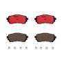 Brembo KT00954 Brembo ceramic brake pad and UV coated vented  brake disc kit
