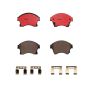 Brembo P59076N Premium NAO Ceramic OE Equivalent Pad