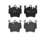 Brembo KT04282 Brembo low-met brake pad and UV coated PVT drilled brake disc kit