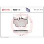 Brembo KT00A71 Brembo ceramic brake pad and UV coated PVT drilled brake disc kit