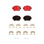 Brembo P83105N Premium NAO Ceramic OE Equivalent Pad