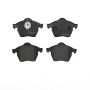Brembo KT04273 Brembo low-met brake pad and UV coated vented  brake disc kit
