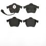 Brembo KT04367 Brembo low-met brake pad and UV coated vented  brake disc kit