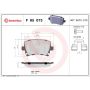 Brembo KT04239 Brembo low-met brake pad and UV coated PVT  brake disc kit