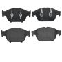 Brembo KT04014 Brembo low-met brake pad and UV coated PVT  brake disc kit