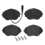 Brembo KT04308 Brembo low-met brake pad and UV coated PVT  brake disc kit