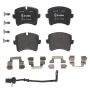 Brembo KT04485 Brembo low-met brake pad and UV coated PVT  brake disc kit
