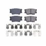 PowerStop 17-1212 PowerStop - Z17 Low-Dust Ceramic Brake Pads with Hardware