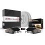 PowerStop CRK8333 Genuine Geomet Coated Rotor and Low-Dust Ceramic Brake Pad Kit
