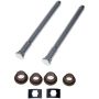 DORMAN 703-265 Door Hinge Pin And Bushing Kit - 2 Pins, 4 Bushings, 2 Clips