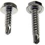 DORMAN 784-110 Self Tapping Screw-Stainless Steel-Hex Washer Head-No. 6 x 1/2 In., 3/4 In.