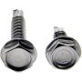 DORMAN 784-110 Self Tapping Screw-Stainless Steel-Hex Washer Head-No. 6 x 1/2 In., 3/4 In.