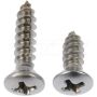 DORMAN 784-115D Self Tapping Screws - Stainless Steel - Oval Head - No.8 X 1/2 In., 3/4 In.