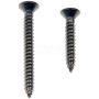 DORMAN 784-120D Self Tapping Screws - Stainless Steel - Oval Head - No.8 X 1 In., 1-1/2 In.