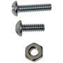 DORMAN 784-600 Stove Bolt With Nuts - 3/16-24 In. x 1/2 In./3/4 In.