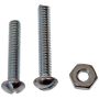 DORMAN 784-602 Stove Bolt With Nuts - 3/16-24 In. x 1 In./1-1/4In.