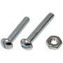 DORMAN 784-602 Stove Bolt With Nuts - 3/16-24 In. x 1 In./1-1/4In.