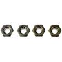 DORMAN 784-750D Hex Lock Nuts With Nylon Ring - Grade 2 - Thread Size 1/4-20, Height 5/16 In.