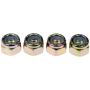 DORMAN 784-750D Hex Lock Nuts With Nylon Ring - Grade 2 - Thread Size 1/4-20, Height 5/16 In.