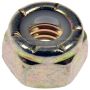 DORMAN 784-756D Hex Lock Nuts W/ Nylon Ring - Grade 2 - Thread Size 5/16-18, Height 11/32 In.
