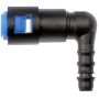 DORMAN 800-091 Fuel Line Quick Connector 90 Degree Angle  3/8 In Steel To 5/16In Nylon Tubing