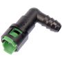 DORMAN 800-092 Fuel Line Quick Connector 90 Degree Angle 5/16In Steel To 3/8 In.  Nylon Tubing