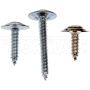 DORMAN 961-225D Trim Screw Assortment - Chrome - No.8 X 5/8 In., 3/4 In., 1 In., 1-1/4 In.