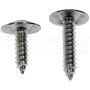 DORMAN 961-230D Trim Screw Assortment - Chrome - No.10 X 3/4 In., 1 In.