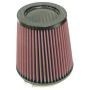 K&N RP-4740 Universal Air Filter - Carbon Fiber Top