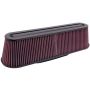 K&N RP-5161 Universal Air Filter - Carbon Fiber Top and Base
