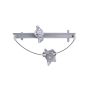 AISIN RPN-019 Power Window Regulator Assembly w o Motor