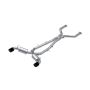 MBRP Exhaust S44043CF 3in. Cat-Back; Dual Rear Exit; T304; CF Tips