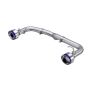 MBRP Exhaust S48053BE 2.5in. Axle-Back; Dual Rear; T304; BE