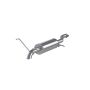 MBRP Exhaust S5052AL 2.5in. Cat-Back; Pre-Axle Turn Down; AL