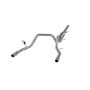MBRP Exhaust S5084AL 3in. Cat-Back; 2.5in. Dual Split Rear Exit; AL