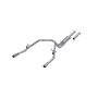 MBRP Exhaust S5112AL 3in. Cat Back; 2.5in. Dual Split Rear Exit; AL