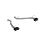 MBRP Exhaust S52033CF 2.5in. Axle-Back; Dual Rear Exit; T304; CF Tips