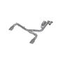 MBRP Exhaust S5207AL 2.5in. Resonator-Back; Dual Split Rear Exit; AL