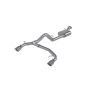 MBRP Exhaust S5241AL 3in. Cat-Back; 2.5in. Dual Split Rear Exit; AL