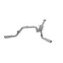 MBRP Exhaust S5328AL 2.5in. Cat-Back; Dual Split Side Exit; AL