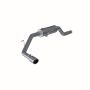 MBRP Exhaust S5330AL 3in. Resonator Back; Single Side Exit; AL