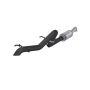 MBRP Exhaust S5514BLK 2.5in. Cat-Back; Turn Down Rear; Muffler Before Axle; Off-Road Tail Pipe; BLK