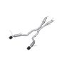 MBRP Exhaust S55253CF 3in. Cat-Back; Dual Split Rear Exit; T304; CF Tips