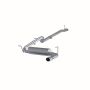 MBRP Exhaust S5526AL 2.5in. Cat-Back; Single Rear Exit; AL